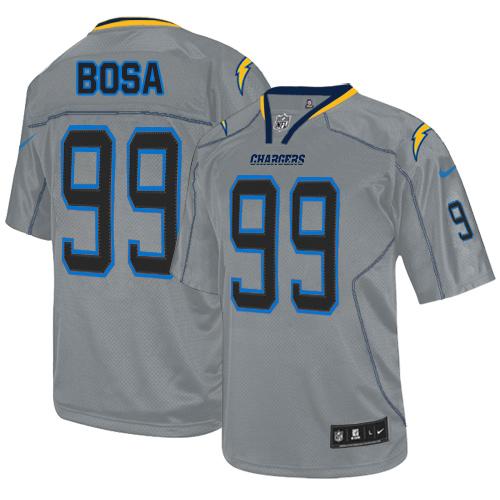 Nike Chargers #99 Joey Bosa Lights Out Grey Men's Stitched NFL Elite Jersey